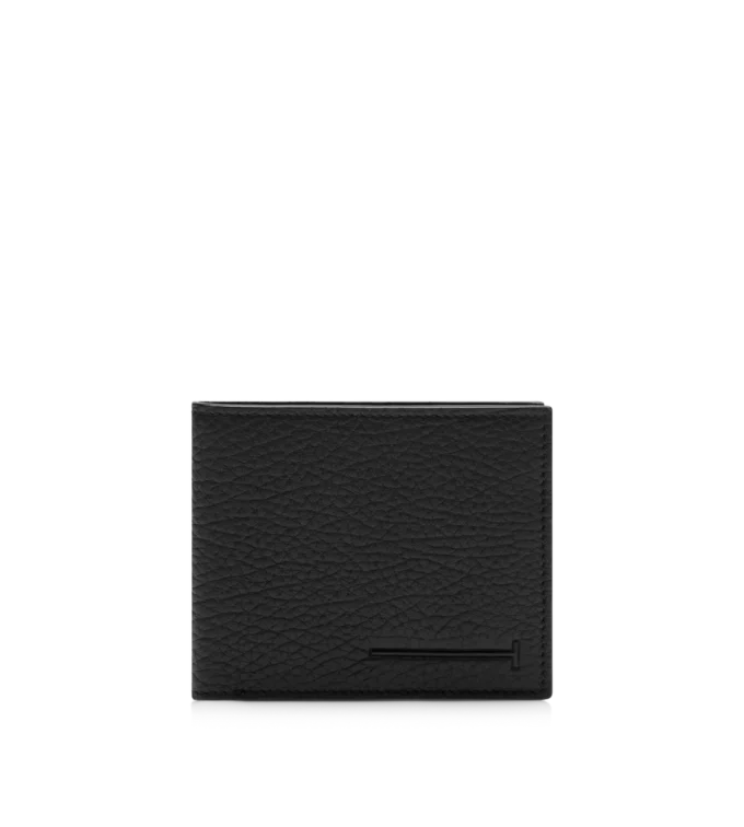 Printed Deer Leather Elongated T Line Classic Bifold Wallet Printed Deer Leather Elongated T Line Classic Bifold Wallet