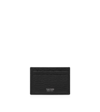 Printed Deer Leather Elongated T Line Classic Card Holder