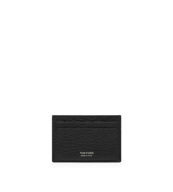 Printed Deer Leather Elongated T Line Classic Card Holder Printed Deer Leather Elongated T Line Classic Card Holder