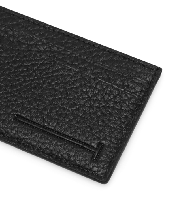 Printed Deer Leather Elongated T Line Classic Card Holder Printed Deer Leather Elongated T Line Classic Card Holder