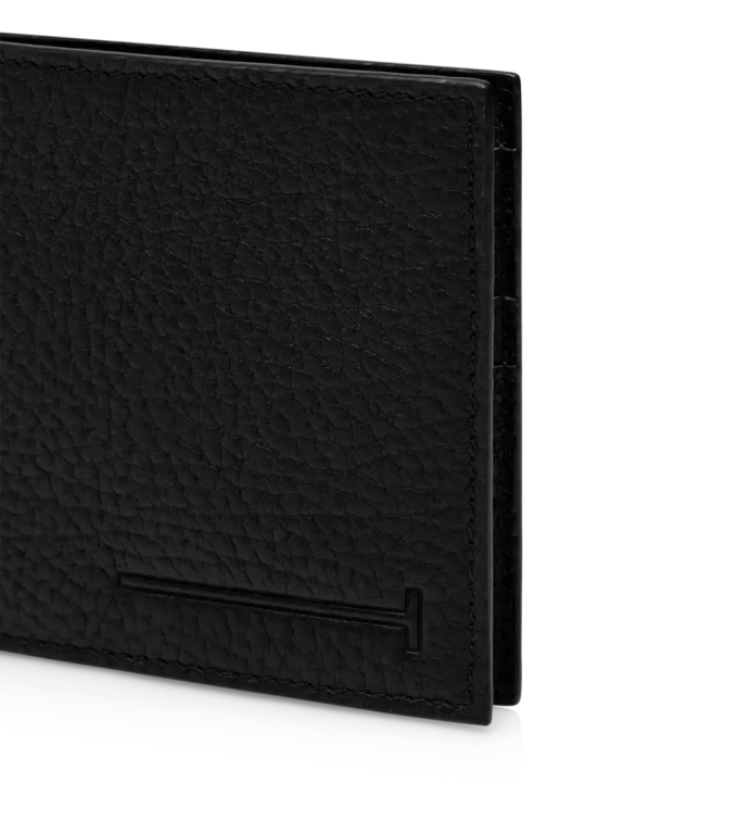 Printed Deer Leather Elongated T Line Money Clip Wallet Printed Deer Leather Elongated T Line Money Clip Wallet