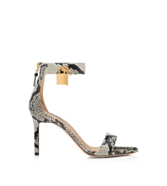 Printed Python Padlock Sandal