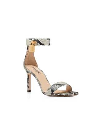 Printed Python Padlock Sandal