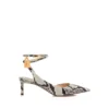 Printed Python Padlock Slingback Printed Python Padlock Slingback