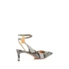 Printed Python Padlock Slingback Printed Python Padlock Slingback