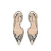 Printed Python Padlock Slingback Printed Python Padlock Slingback