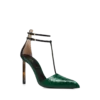Printed Python T Strap Pump Printed Python T Strap Pump