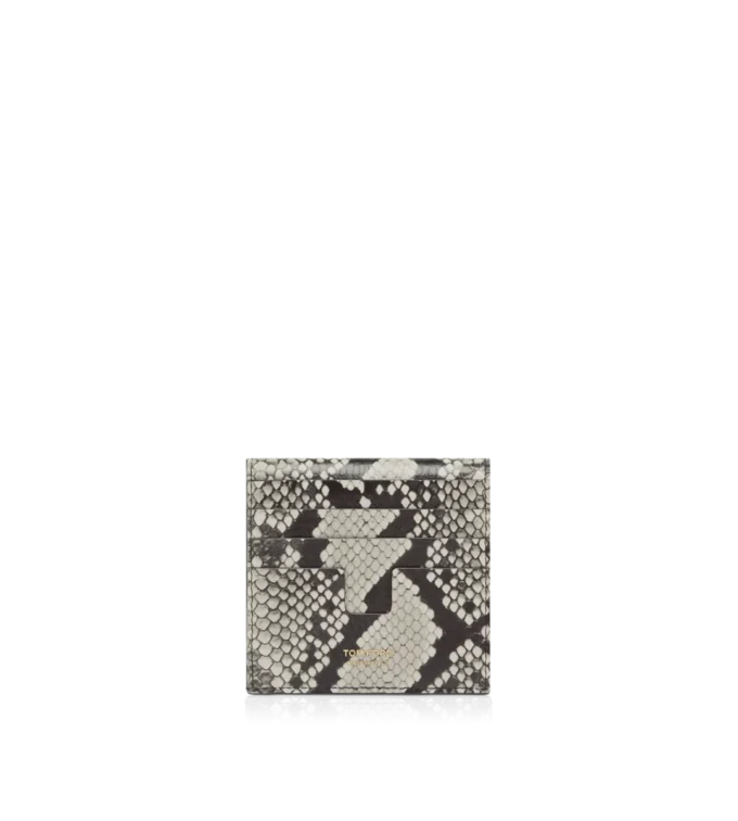 Printed Python Tara Card Holder