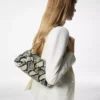Printed Python Tara Chain Shoulder Bag Printed Python Tara Chain Shoulder Bag