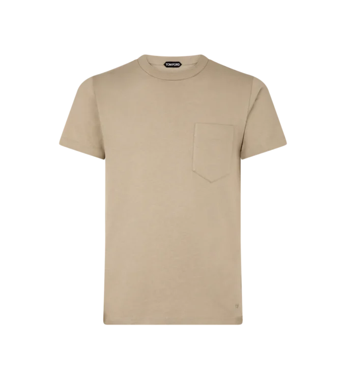 Pure Cotton Crew Neck T-Shirt