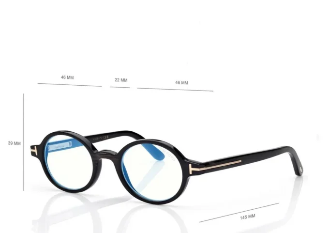Round Horn Blue Block Opticals