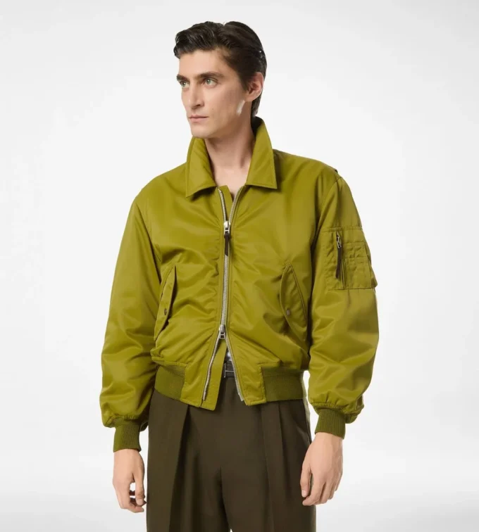 Satin Nylon Flight Bomber
