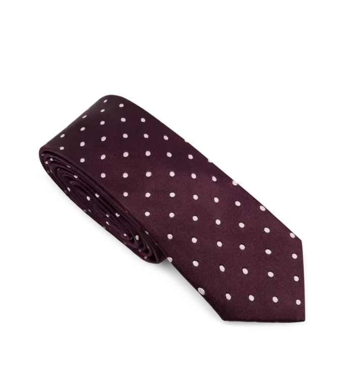 Satin Polka Dot Tie Satin Polka Dot Tie