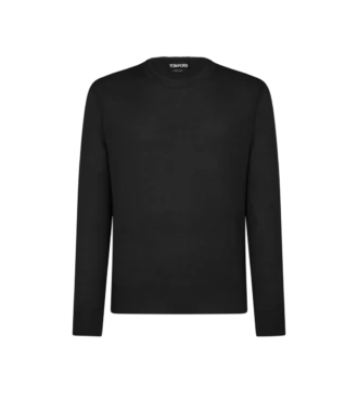 Seamless Alpaca Silk Crew Neck