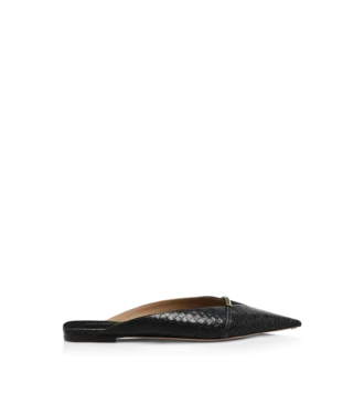 Semi Shiny Printed Python Julianne Mule