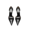 Semi Shiny Printed Python Spire D’Orsay Pump