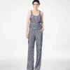 Sequin Embroidered Silk Georgette Pants Sequin Embroidered Silk Georgette Pants
