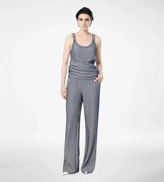 Sequin Embroidered Silk Georgette Pants Sequin Embroidered Silk Georgette Pants