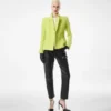 Sequined Wool Cashmere and Silk Blend Tweed Wrap Jacket