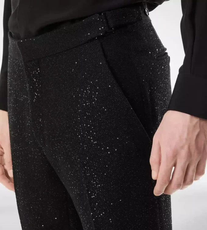 Sequins Light Bouclè Pant