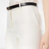 Shadow Stripe Wool Silk Tailored Straight Pants Shadow Stripe Wool Silk Tailored Straight Pants
