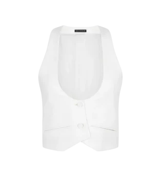 Sharp Grain De Poudre Waistcoat