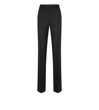 Sharp Herringbone Tailored Straight Pants