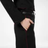 Sharp Wool Gabardine Officer Pants with Piping Sharp Wool Gabardine Officer Pants with Piping