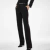 Sharp Wool Gabardine Officer Pants with Piping Sharp Wool Gabardine Officer Pants with Piping