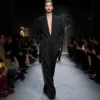 Sharp Wool Tuxedo Jumpsuit Sharp Wool Tuxedo Jumpsuit