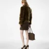 Shearling Blouson with Leather Details Shearling Blouson with Leather Details