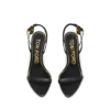 Shiny Leather Padlock Pointy Naked Sandal 85Mm Shiny Leather Padlock Pointy Naked Sandal 85Mm