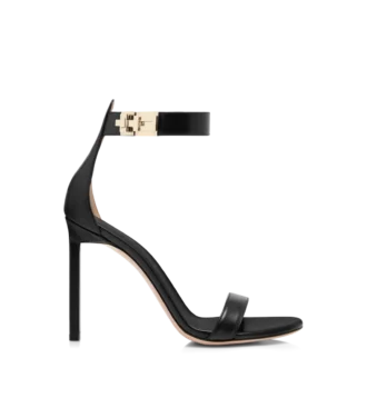 shiny leather t latch ankle strap sandal 1 330x367 - Shiny Leather T Latch Ankle Strap Sandal