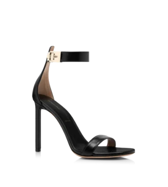 shiny leather t latch ankle strap sandal 2 330x367 - Shiny Leather T Latch Ankle Strap Sandal