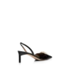 Shiny Leather T Latch Slingback Shiny Leather T Latch Slingback