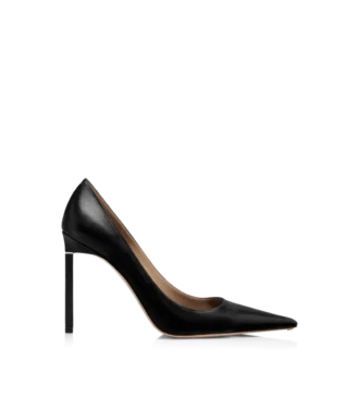 Shiny Leather T Pump