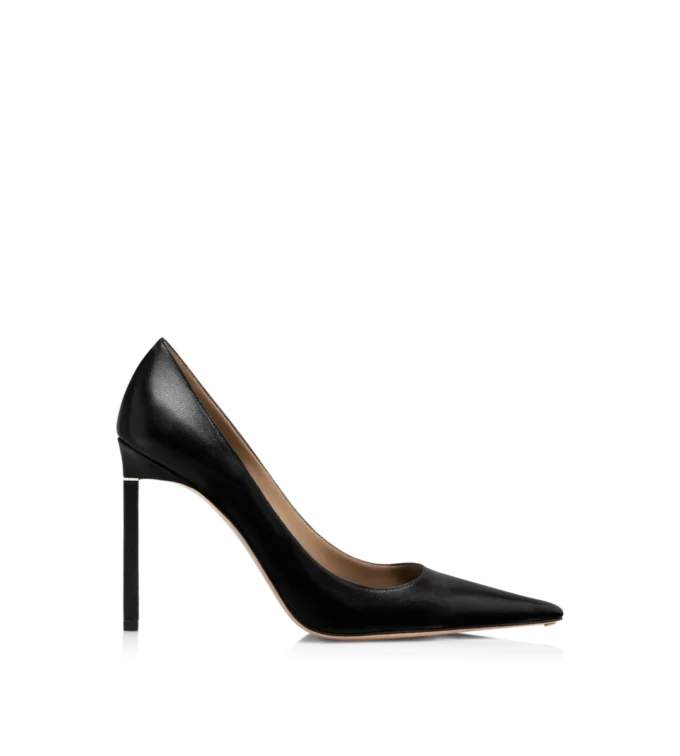 Shiny Leather T Pump Shiny Leather T Pump