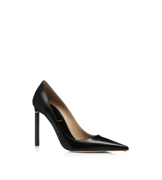 Shiny Leather T Pump