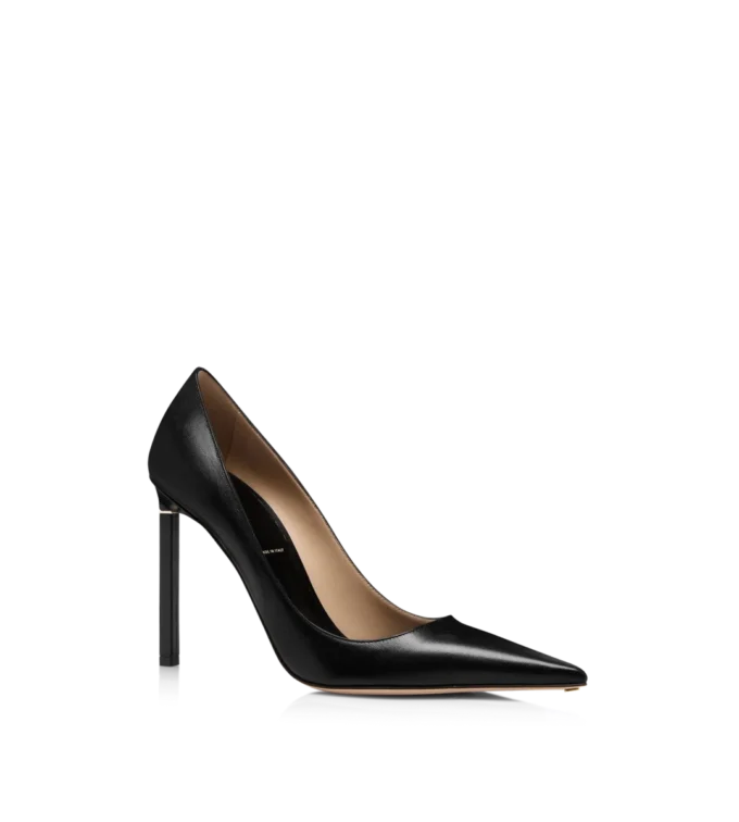 Shiny Leather T Pump Shiny Leather T Pump