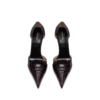Shiny Stamped Crocodile Leather Eva D’Orsay Pump