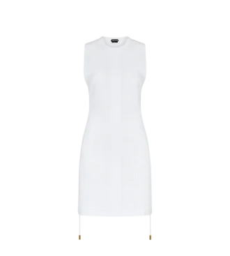 Short Crewneck Kaftan with Crossover Drawstrings Short Crewneck Kaftan with Crossover Drawstrings