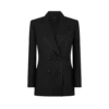 Silk and Mohair Blend “Wallis” Double Breasted Tuxedo Jacket Silk and Mohair Blend “Wallis” Double Breasted Tuxedo Jacket