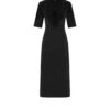 Silk Chenille Embossed Python Crewneck Dress Silk Chenille Embossed Python Crewneck Dress