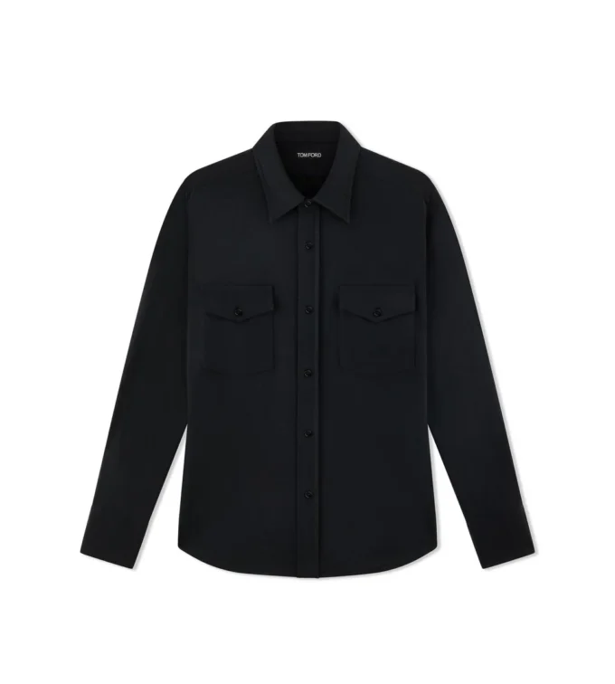 Silk Cotton Blend Shirt