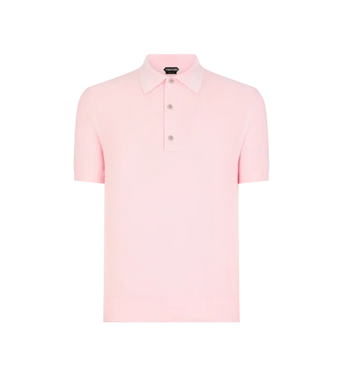 Silk Cotton Piquet Polo