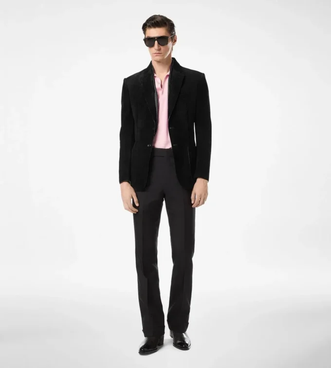Cashmere Suede Sartorial Blazer