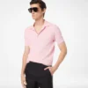 Silk Cotton Piquet Polo