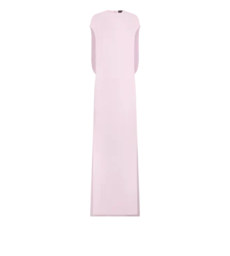 Silk Double Georgette Stretch Evening Dress Silk Double Georgette Stretch Evening Dress
