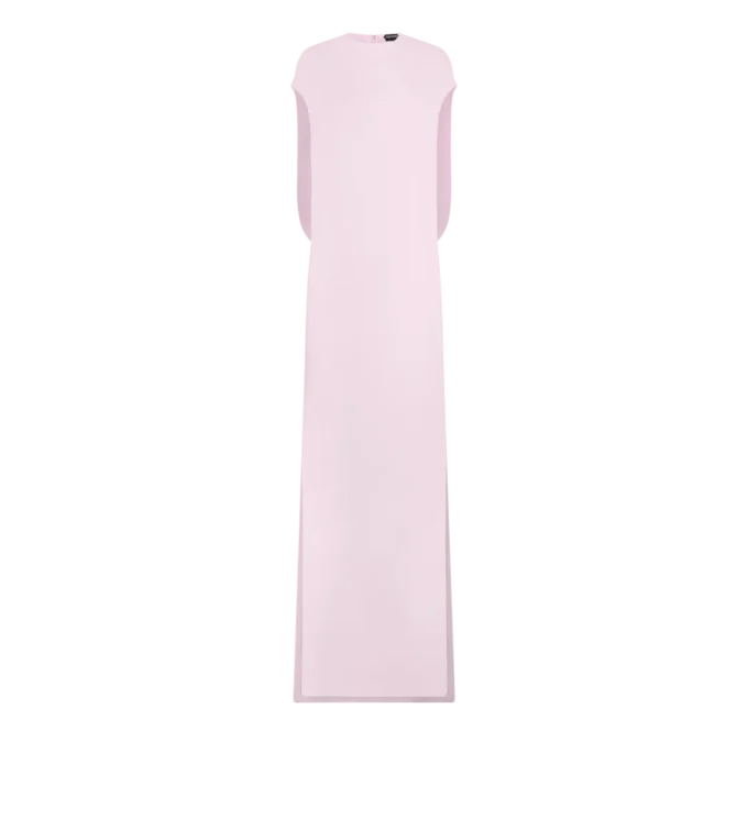Silk Double Georgette Stretch Evening Dress Silk Double Georgette Stretch Evening Dress