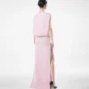 Silk Double Georgette Stretch Evening Dress Silk Double Georgette Stretch Evening Dress